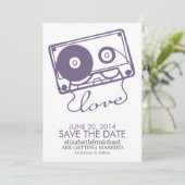 Save The Date Mariage parfait Mix Enregistrer la date {violet} (Debout devant)