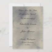 Save The Date Mariage parisien français enregistrer la date (Dos)