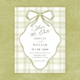 Save The Date Mariage pastel doux arc vert