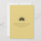 Save The Date Mariage Peacock Noir Art déco moderne (Dos)