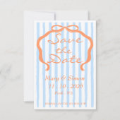 Save The Date Mariage Peint de Couleurs Vives (Devant)