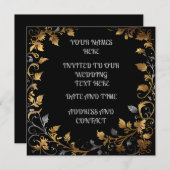 Save The Date Mariage personnalisé (Devant / Derrière)