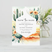 Save The Date Mariage personnalisé unique (Debout devant)