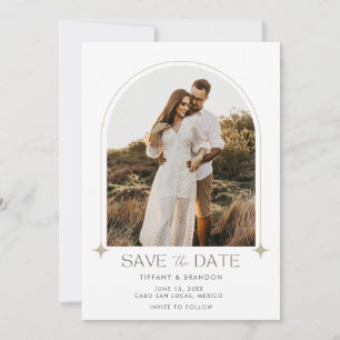 Save The Date Mariage photo Arch moderne