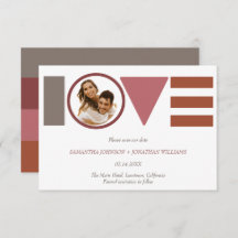 Mariage photo Bauhaus Love Striped