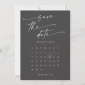 Save The Date MARIAGE photo BLAIRE Modern Calligraphy Script (Devant)