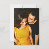 Save The Date Mariage photo citron fleur d'agrumes enregistrer l (Dos)