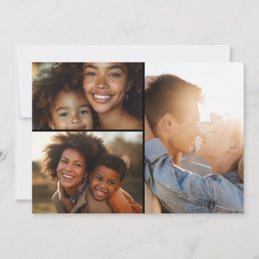 Save The Date Mariage photo classique élégant (Dos)