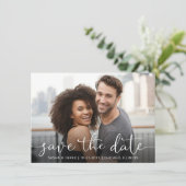 Save The Date Mariage photo complète Enregistrer la date (Debout devant)