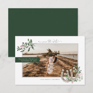 Save The Date Mariage Photo Crépiscules Shamrock   Fiançailles
