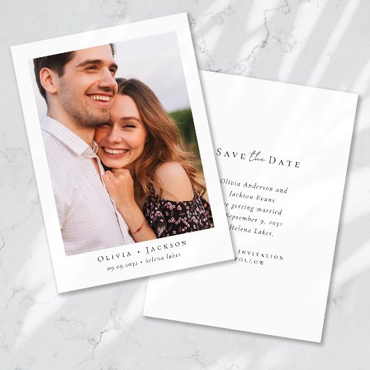 Save The Date Mariage photo de Calligraphie moderne