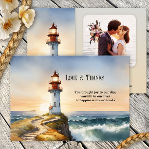 Save The Date Mariage photo de la côte du phare