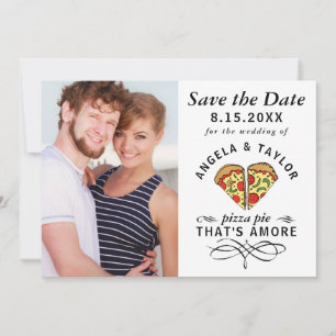 Save The Date Mariage photo de Pizza Amore