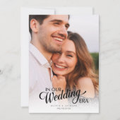 Save The Date Mariage photo de script de calligraphie (Devant)