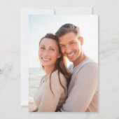 Save The Date Mariage photo de script simple (Dos)
