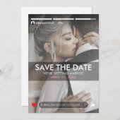 Save The Date Mariage photo de Social Media Story (Devant / Derrière)