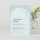 Save The Date Mariage photo de typographie graphique moderne (Debout devant)