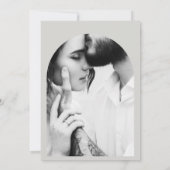 Save The Date Mariage photo de typographie graphique moderne (Dos)