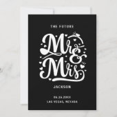 Save The Date Mariage photo de typographie moderne (Devant)