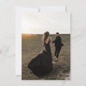 Save The Date Mariage photo décontracté (Dos)