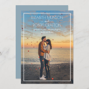 Save The Date Mariage photo décontracté Enregistrer la date