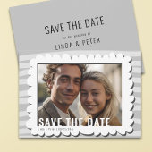 Save The Date Mariage photo Décontracté moderne