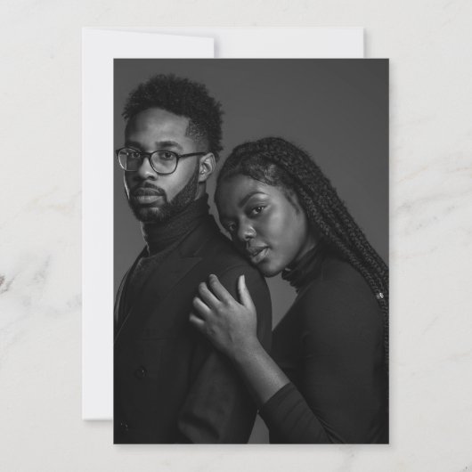 Save The Date Mariage photo Emerald Chic Enchanted Gold Greenery (Dos)