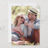 Save The Date Mariage photo Eucalyptus Script (Dos)