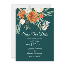 Mariage photo floral automnal en terre cuite sarce