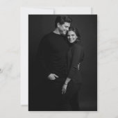 Save The Date Mariage photo Forêt enchantée Canopée romantique (Dos)