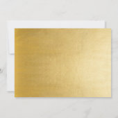 Save The Date Mariage photo Gold et Bourgogne (Dos)