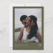 Save The Date Mariage photo HEIDI Olive (Devant)