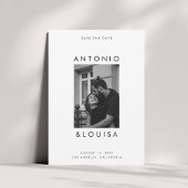 Save The Date Mariage Photo Minimaliste