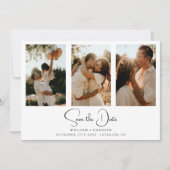 Save The Date Mariage photo minimaliste simple (Devant)