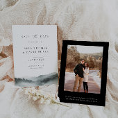 Save The Date Mariage photo Misty Mountain