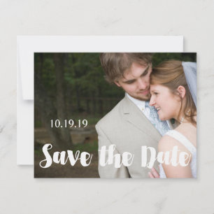 Save The Date Mariage photo moderne Enregistrer la date