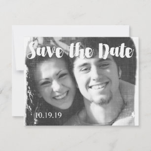 Save The Date Mariage photo moderne Enregistrer la date