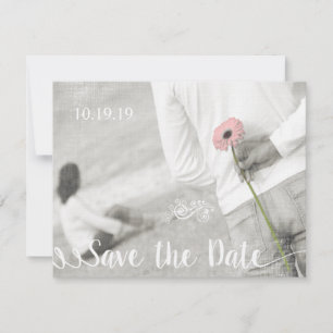 Save The Date Mariage photo moderne Enregistrer la date