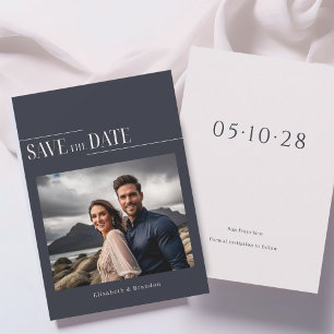 Save The Date Mariage photo moderne minimaliste