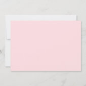 Save The Date Mariage photo moderne Pink Red Bow (Dos)