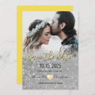 Save The Date Mariage photo moderne simple et élégant