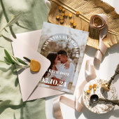 Save The Date Mariage photo moderne tendance Arch