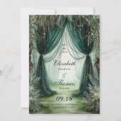 Save The Date Mariage photo Moody Forêt Enchantée (Devant)