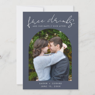 Save The Date Mariage photo Open Bar