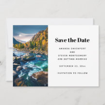 Mariage photo Pittoresque Rivière et Montagnes