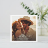 Save The Date Mariage photo Romantic Desert Boho (Debout devant)