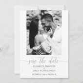 Save The Date Mariage photo Sage Green (Devant)