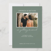 Save The Date Mariage photo Sage Green Simple Arch