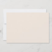 Save The Date Mariage Photo Simple Automne (Dos)