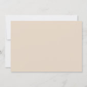 Save The Date Mariage photo simple moderne champagne (Dos)